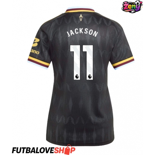 Dres Aston Villa Nicolas Jackson #11 Preč pre Ženy 2026-27 Krátky Rukáv